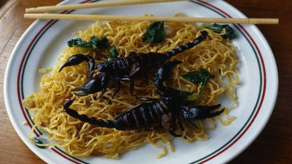 Ricette a base di Scorpioni commestibili