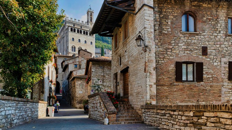 gubbio scorcio centro storico