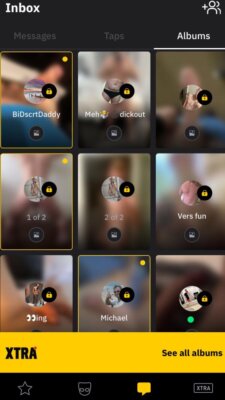 secret albums of Grindr