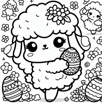 disegni gratis da stampare e colorare per pasqua per bambini 2