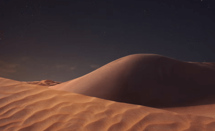 una notte in deserto