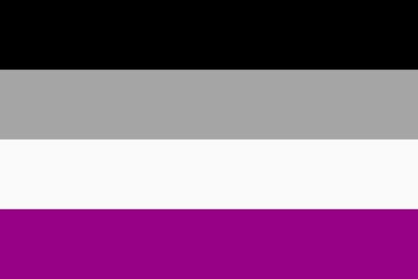 lgbtq asexual flag