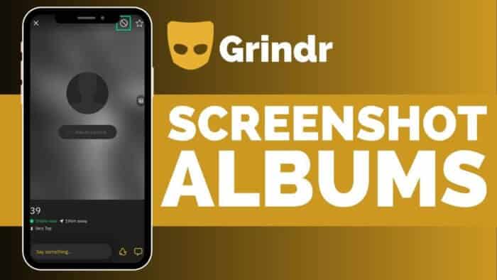 how to make screenshot album on grindr