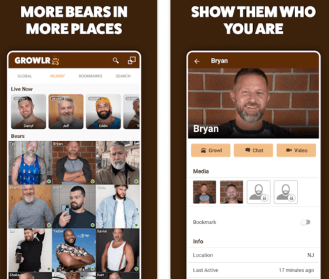 growlr dating app bear