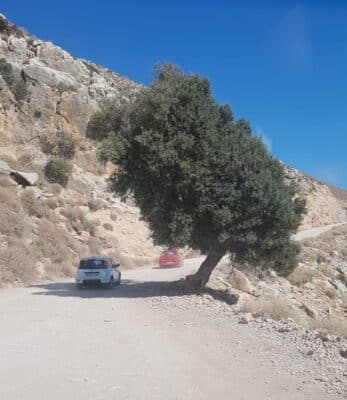 Balos lagoon road to get there (1)