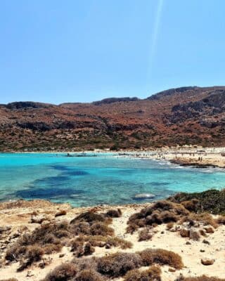 Laguna di balos paesaggio