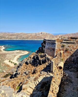 venetian fortress at gramvousa island